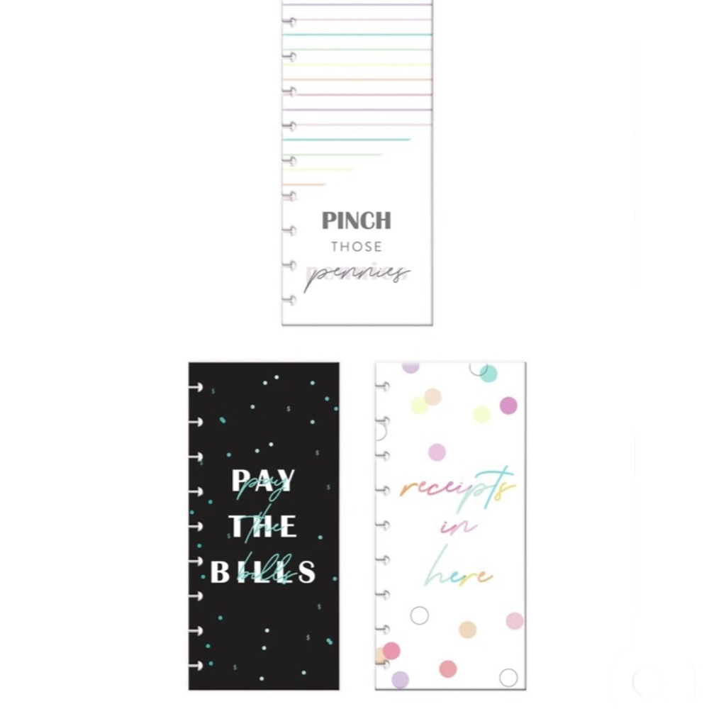 Happy planner Bright Budget Snap-In Envelopes - Picture 2 of 8